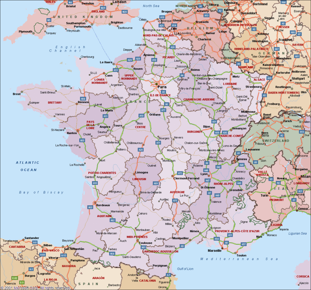 Interactive Map Of France 